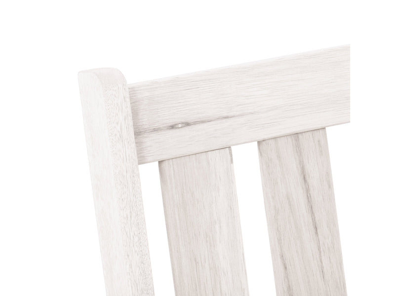 white Wooden Storage Bench Miramar Collection detail image by CorLiving
