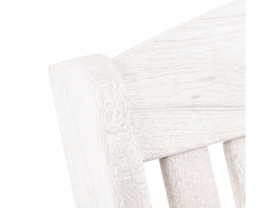 white Outdoor Rocking Chair Miramar Collection detail image by CorLiving#color_miramar-washed-white