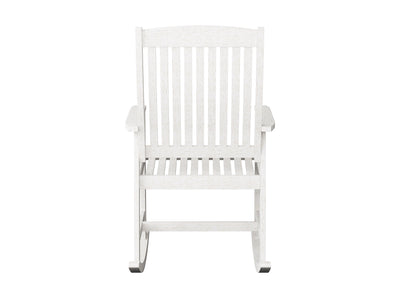 white Outdoor Rocking Chair Miramar Collection product image by CorLiving#color_miramar-washed-white