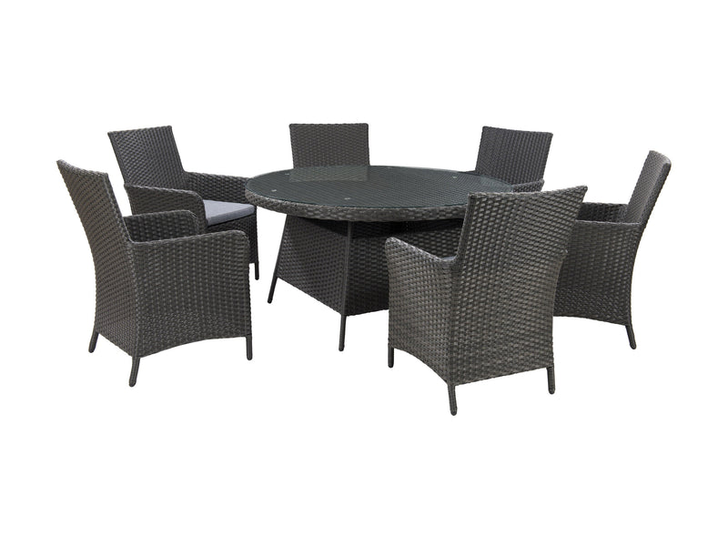 Weather Resistant Patio Dining Set - 7pcs