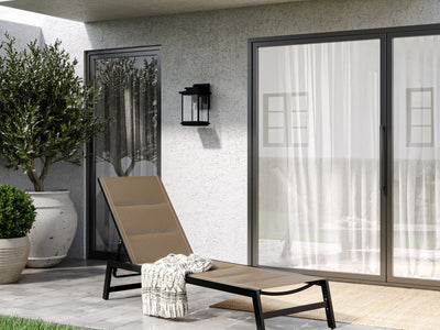 taupe Reclining Lounge Chair Jasper Collection lifestyle scene by CorLiving#color_taupe