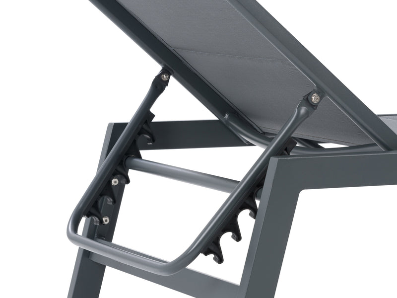 grey Reclining Lounge Chair Jasper Collection detail image by CorLiving
