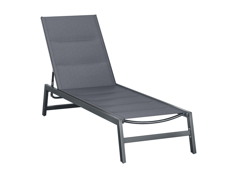 grey Reclining Lounge Chair Jasper Collection product image by CorLiving