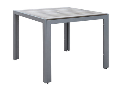 grey Square Outdoor Dining Table Gallant Collection product image by CorLiving#color_grey