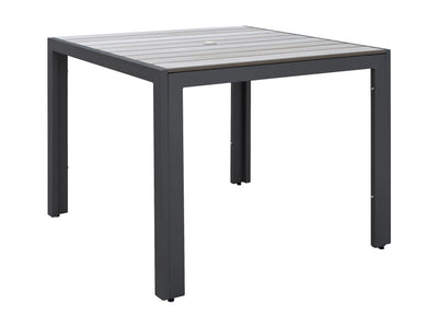charcoal grey Square Outdoor Dining Table Gallant Collection product image by CorLiving#color_charcoal-grey