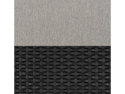 grey and black weave 6 Piece Patio Set Adelaide Collection detail image by CorLiving#color_grey-and-black-weave