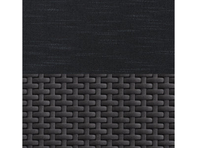 black Outdoor Wicker Sectional Set, 6pc Lake Front Collection detail image by CorLiving#color_black