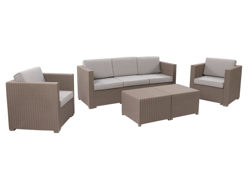 beige 5pc Patio Set Lake Front Collection product image by CorLiving