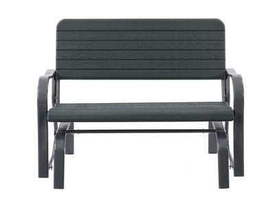 dark green Gliding Bench Lake Front Collection product image by CorLiving#color_dark-green
