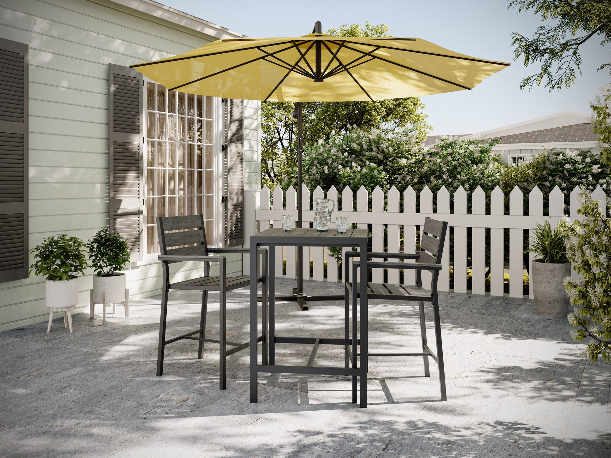 canadian tire patio table umbrellas 10 FT Umbrella, 3 Tier Outdoor Umbrella with 8 Sturdy Glass Fiber Ribs and Push Button Tilt, Outdoor Patio for Market Pool Garden Backyard, 1.5" Pole, Champagne ( Its sturdy build is designed for everyday use PURPLE LEAF Round Tiltable Porch
