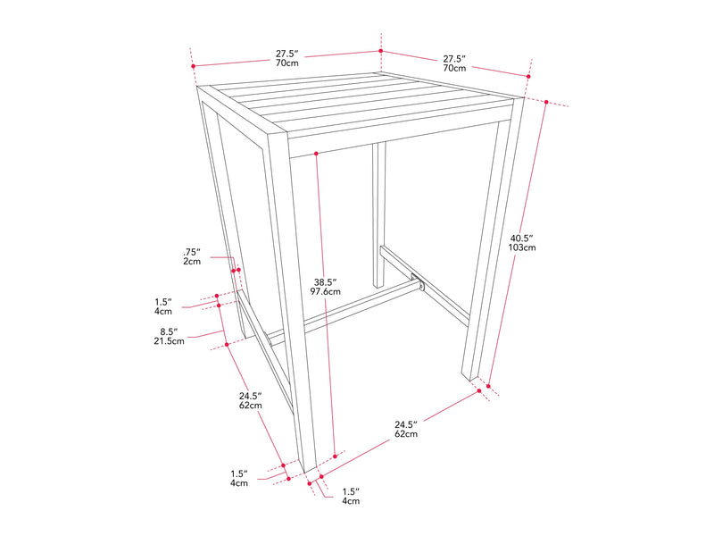 Outdoor Bar Table