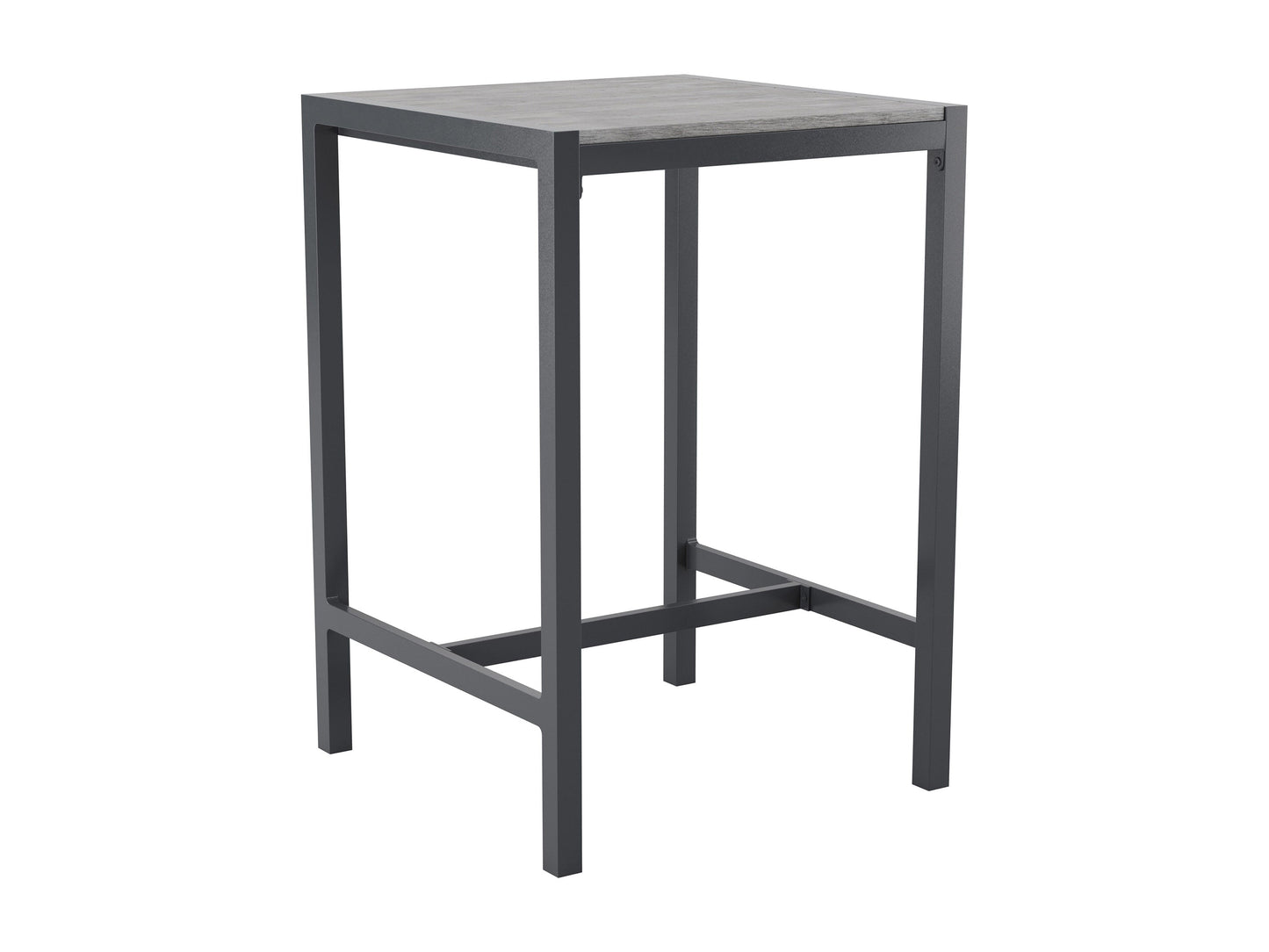 3-piece outdoor patio bar set with two brown wicker bar stools and a matching high-top table with a glass surface, featuring durable, weather-resistant materials perfect for backyard or garden use.