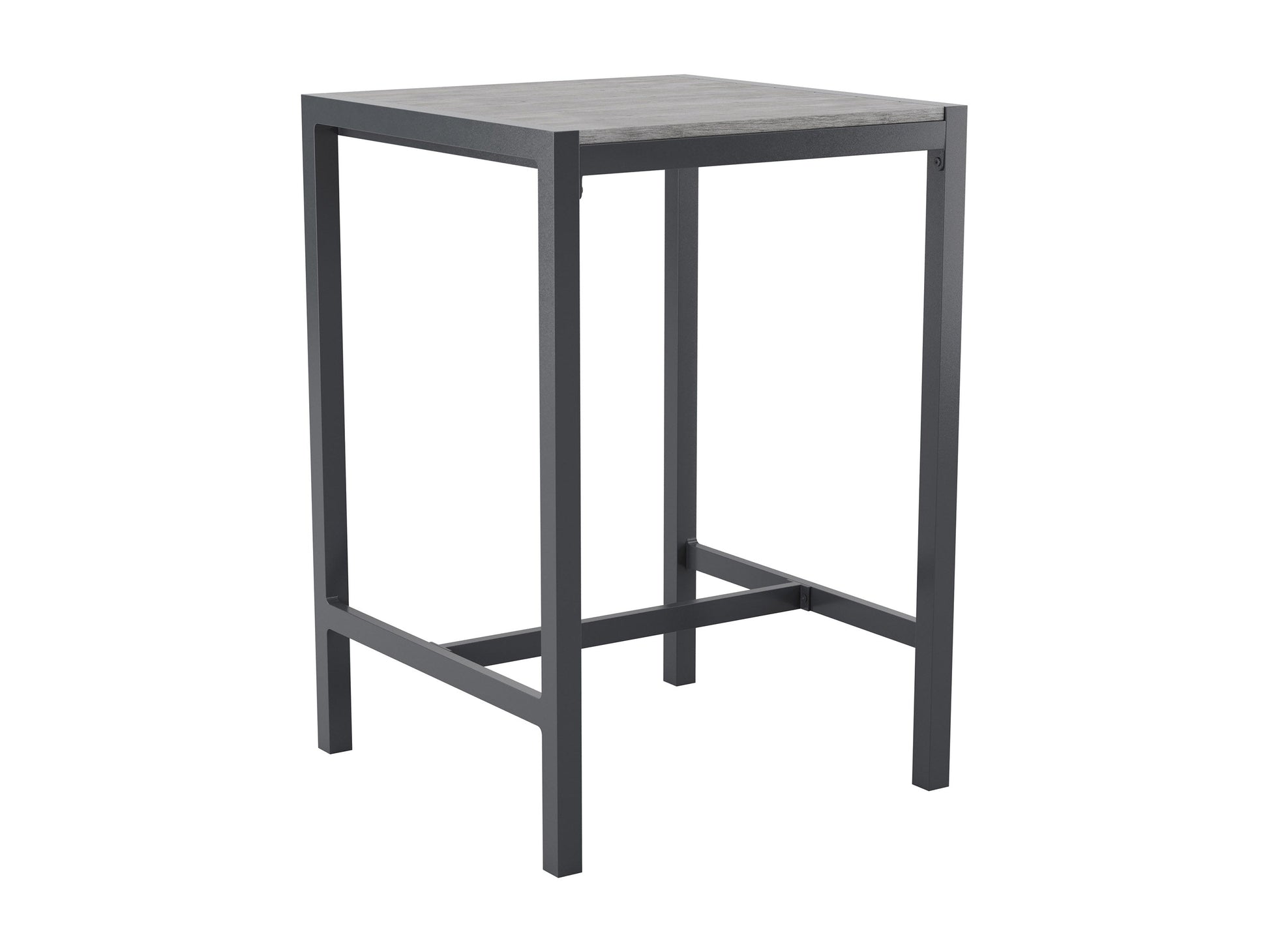 3-piece outdoor patio bar set with two brown wicker bar stools and a matching high-top table with a glass surface, featuring durable, weather-resistant materials perfect for backyard or garden use.