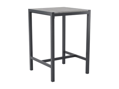 3-piece outdoor patio bar set with two brown wicker bar stools and a matching high-top table with a glass surface, featuring durable, weather-resistant materials perfect for backyard or garden use.
