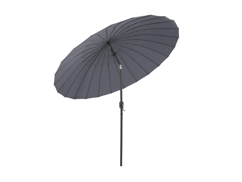 grey parasol umbrella, tilting Sun Shield product image CorLiving