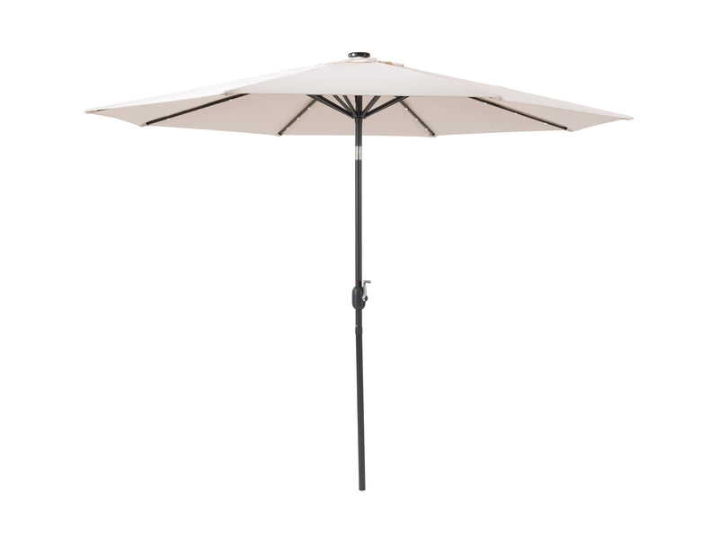 beige led umbrella, tilting Skylight product image CorLiving