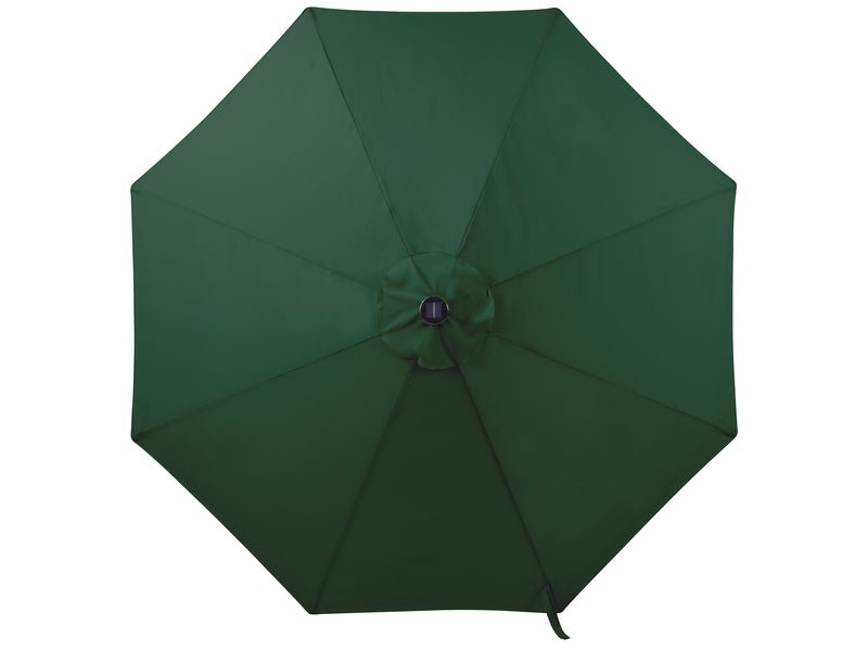 dark green led umbrella, tilting Skylight detail image CorLiving