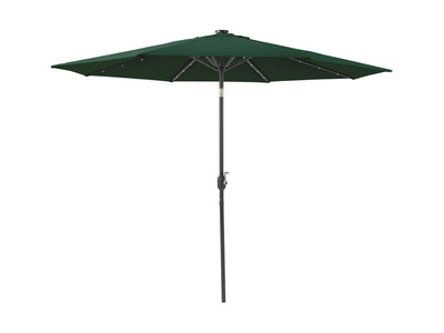 dark green led umbrella, tilting Skylight product image CorLiving#color_dark-green