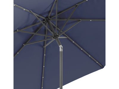 navy blue led umbrella, tilting Skylight detail image CorLiving#color_navy-blue