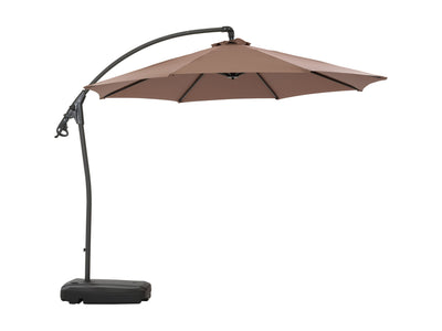 sand cantilever patio umbrella with base Endure product image CorLiving#color_sand