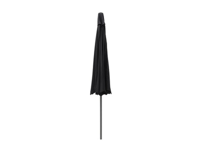 black 10ft patio umbrella, round tilting 200 Series product image CorLiving#color_ppu-black