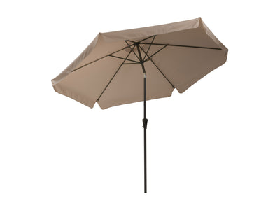 brown 10ft patio umbrella, round tilting 200 Series product image CorLiving#color_brown