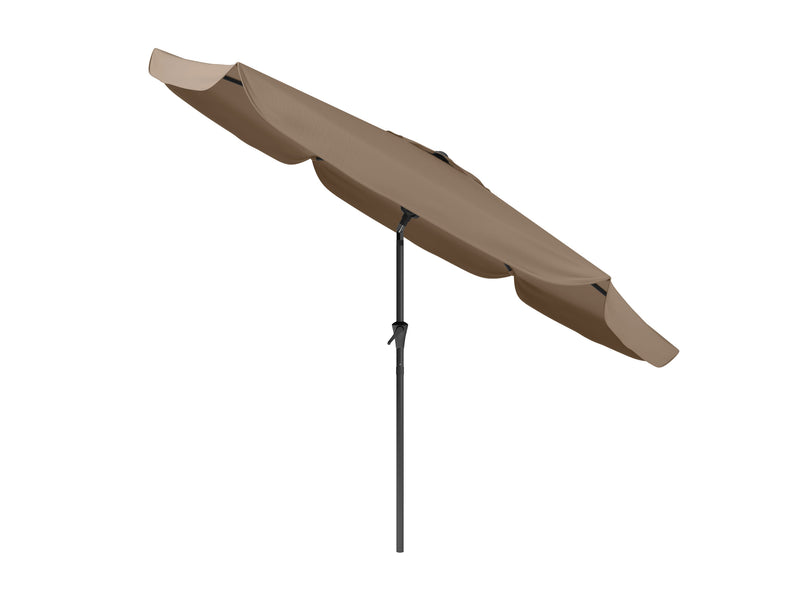 brown 10ft patio umbrella, round tilting 200 Series product image CorLiving