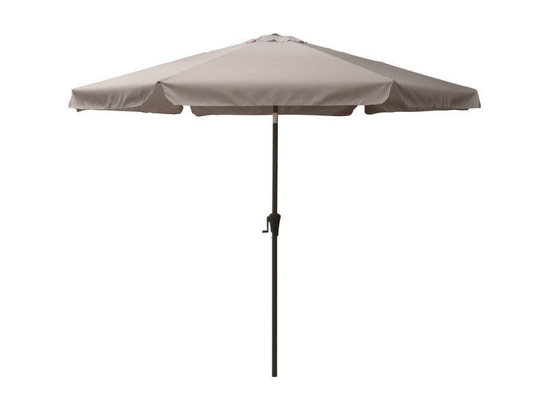 grey 10ft patio umbrella, round tilting 200 Series product image CorLiving