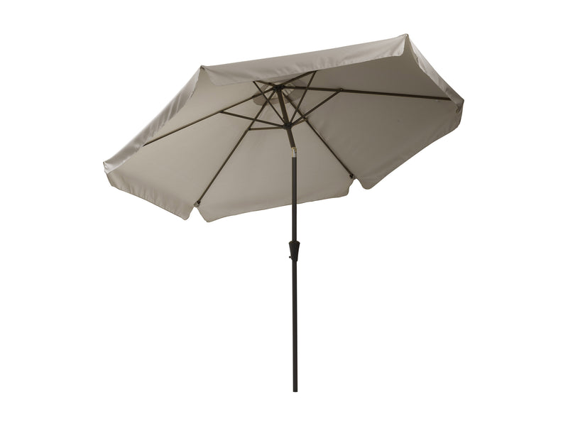 grey 10ft patio umbrella, round tilting 200 Series product image CorLiving
