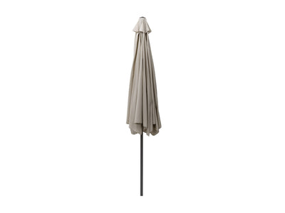 grey 10ft patio umbrella, round tilting 200 Series product image CorLiving#color_ppu-grey