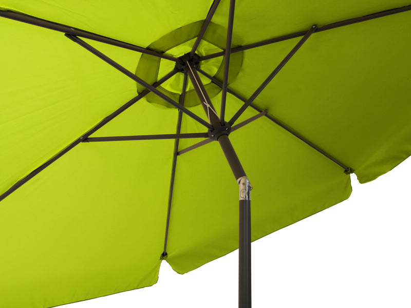 lime green 10ft patio umbrella, round tilting 200 Series detail image CorLiving