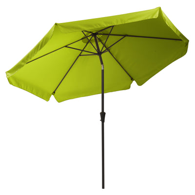 lime green 10ft patio umbrella, round tilting with base 200 Series product image CorLiving#color_lime-green