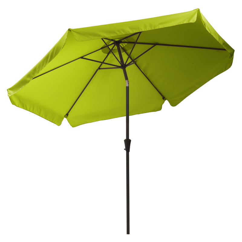 lime green 10ft patio umbrella, round tilting with base 200 Series product image CorLiving