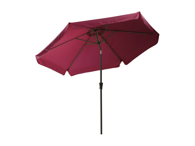 wine red 10ft patio umbrella, round tilting 200 Series product image CorLiving#color_ppu-wine-red