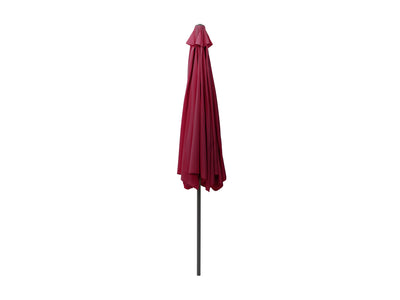 wine red 10ft patio umbrella, round tilting 200 Series product image CorLiving#color_wine-red