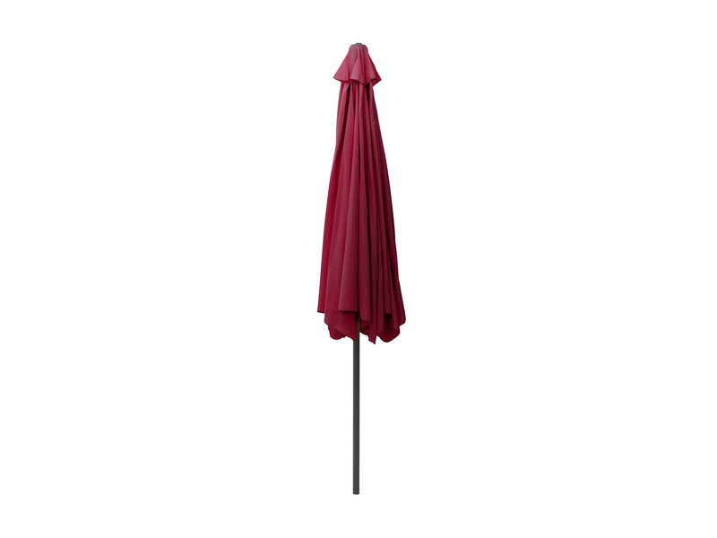 wine red 10ft patio umbrella, round tilting 200 Series product image CorLiving