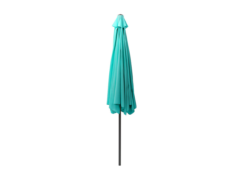 turquoise blue 10ft patio umbrella, round tilting 200 Series product image CorLiving