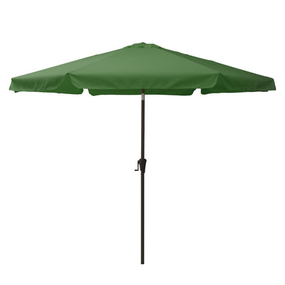 forest green 10ft patio umbrella, round tilting with base 200 Series product image CorLiving#color_forest-green
