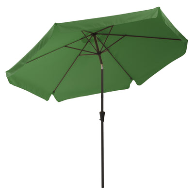 forest green 10ft patio umbrella, round tilting with base 200 Series product image CorLiving#color_forest-green
