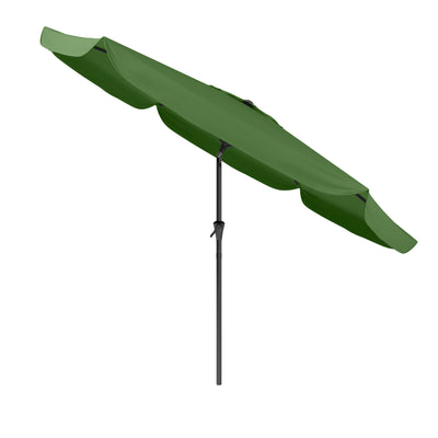 forest green 10ft patio umbrella, round tilting with base 200 Series product image CorLiving#color_forest-green