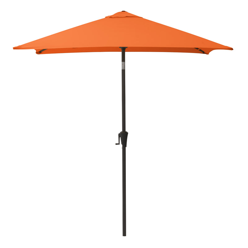 orange square patio umbrella, tilting with base 300 Series product image CorLiving