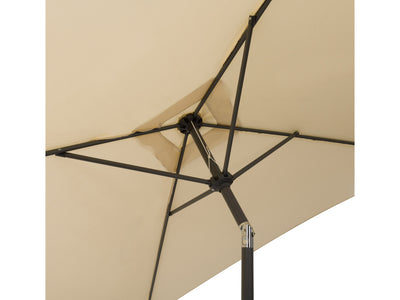 warm white square patio umbrella, tilting 300 Series detail image CorLiving#color_ppu-warm-white