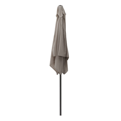 grey square patio umbrella, tilting with base 300 Series product image CorLiving#color_grey