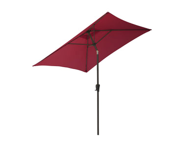 wine red square patio umbrella, tilting 300 Series product image CorLiving#color_ppu-wine-red