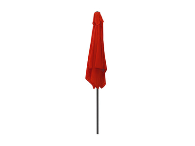 crimson red square patio umbrella, tilting 300 Series product image CorLiving#color_ppu-crimson-red