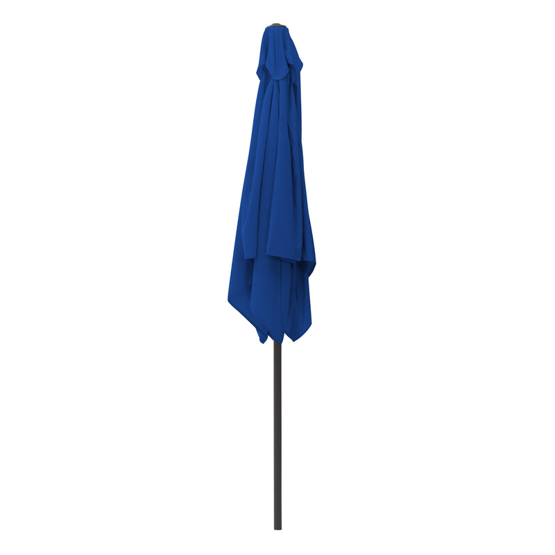 cobalt blue square patio umbrella, tilting with base 300 Series product image CorLiving