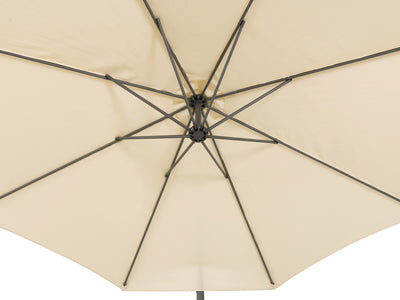 warm white offset patio umbrella 400 Series detail image CorLiving#color_ppu-warm-white