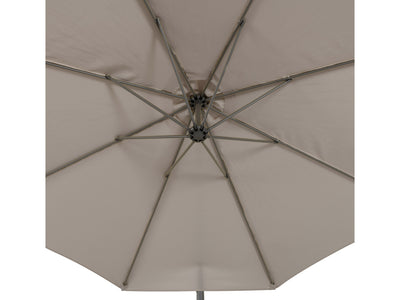 grey offset patio umbrella 400 Series detail image CorLiving#color_ppu-grey