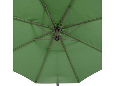 forest green offset patio umbrella 400 Series detail image CorLiving#color_ppu-forest-green