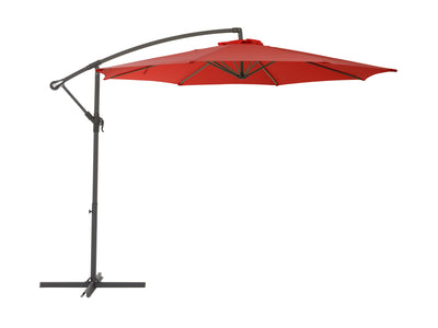 crimson red offset patio umbrella 400 Series product image CorLiving#color_ppu-crimson-red